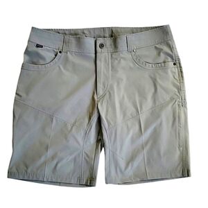 Kuhl Silencr Kargo Shorts Khaki Tan Gorpcore Hiking Outdoor Active Men's 40 XXL